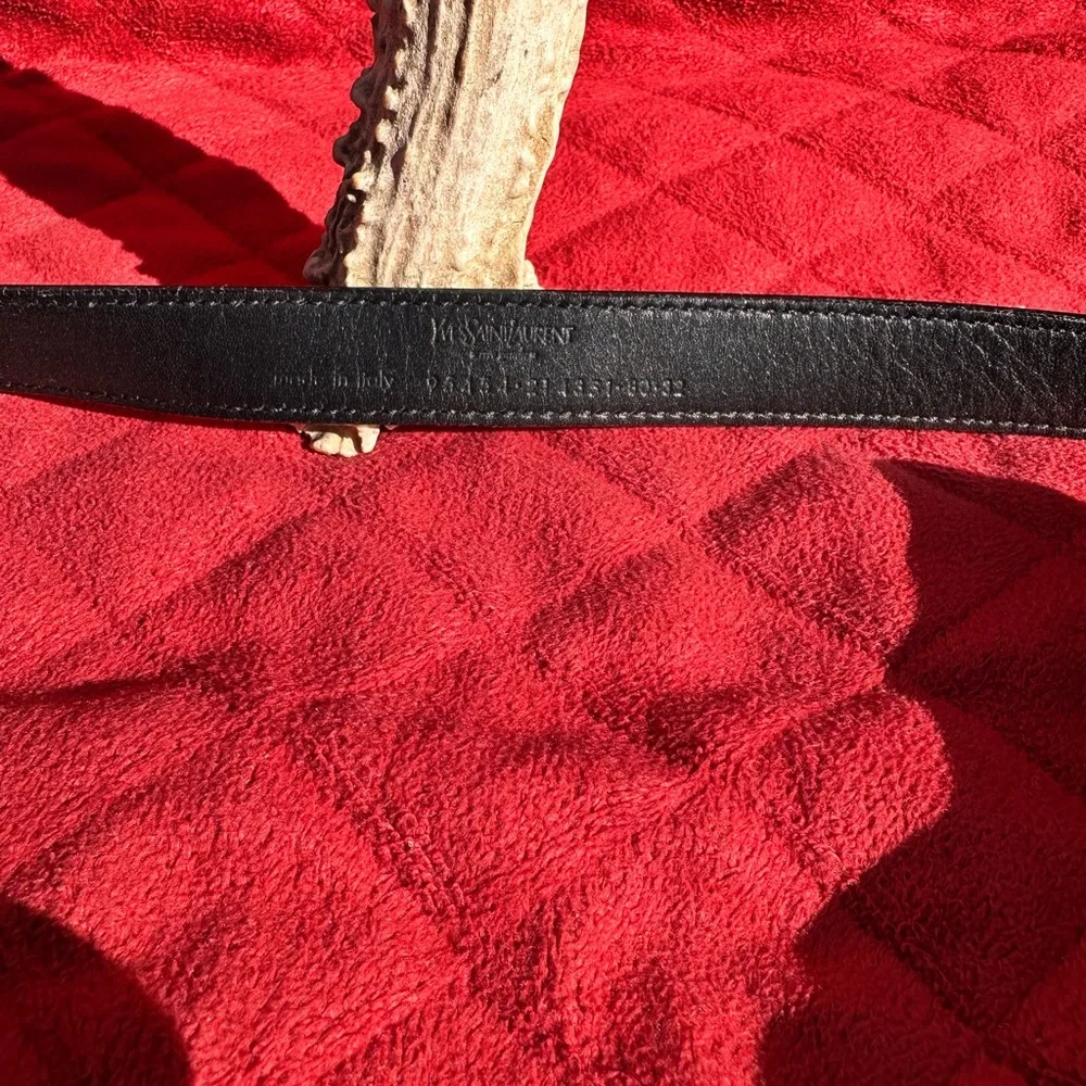 YVES SAINT LAURENT MOMBASA BELT NATURAL DEER HORN TRIBUTE 2003 TOM FORD RUNWAY - Picture 4 of 6